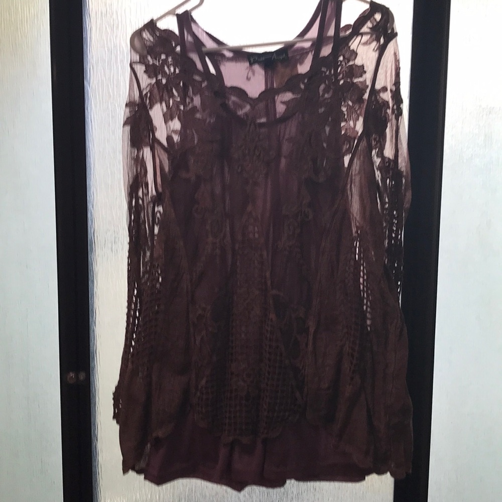 Vintage skirt with under shirt